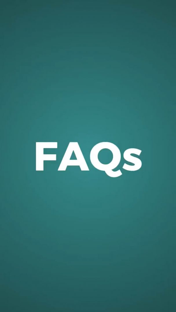 Nos › faqs header on a teal gradient background (informational title)
